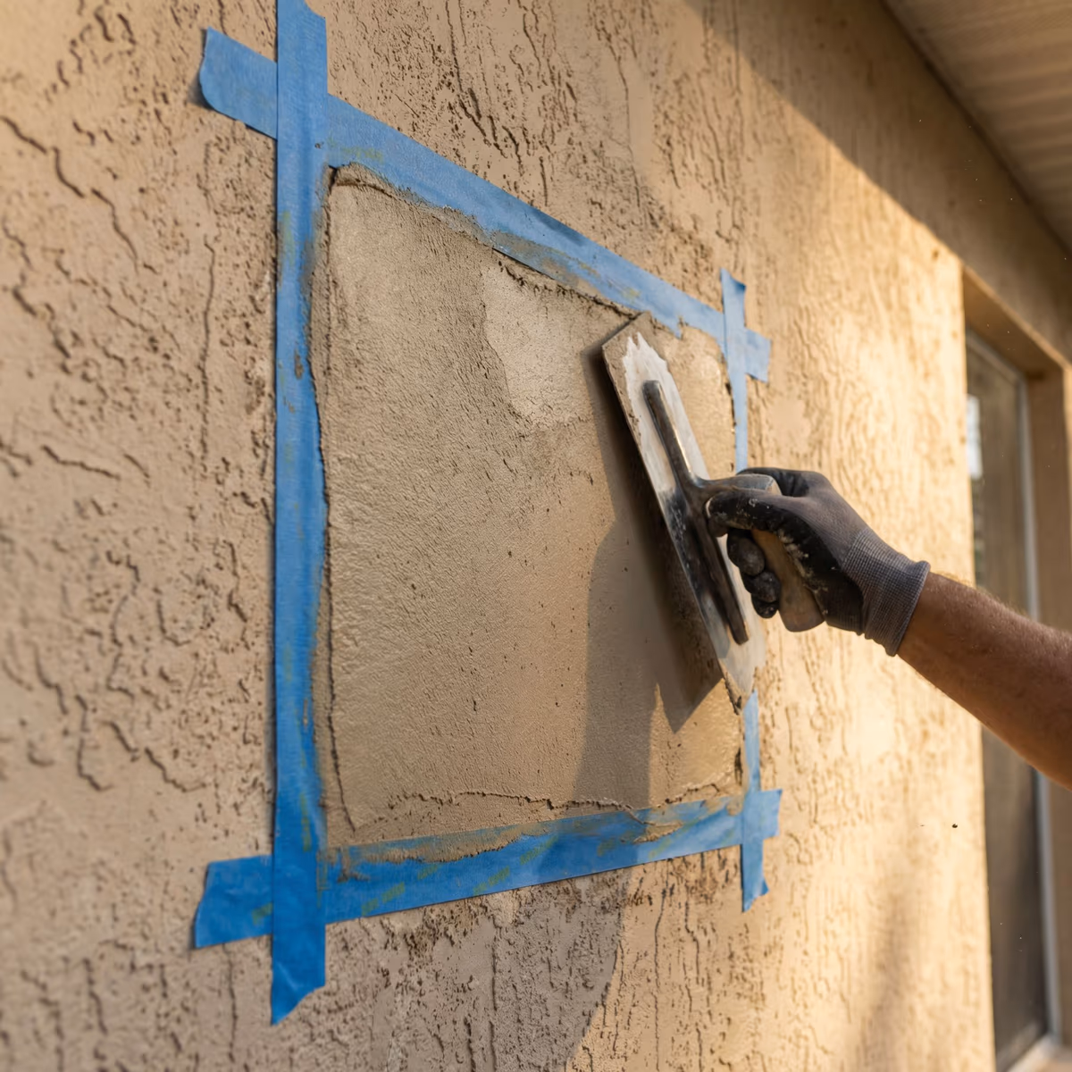 Stucco Repair & Painting